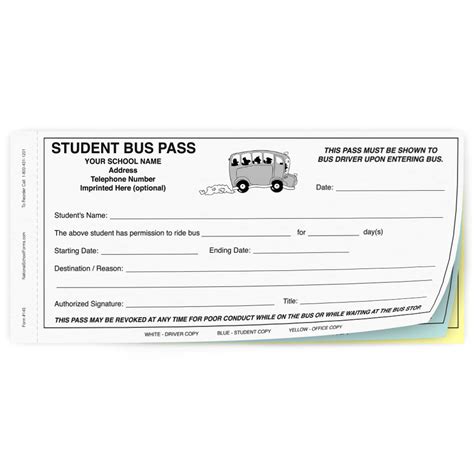 Student Bus Pass 